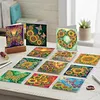 12pcs Sunflower Diamond Art Greeting Cards DIY 12 Pack with Envelopes