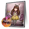 Diamond Painting -DIY Round Drill Cartoon Girl