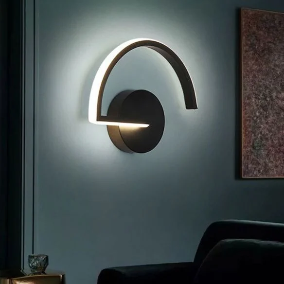 Minimalistic Arc Metal Bedroom LED Wall Lighting - Appledas