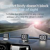 GPS KMH MPH HUD Digital Speed Meter Gauge Head Up Display Big Font Speed for Car