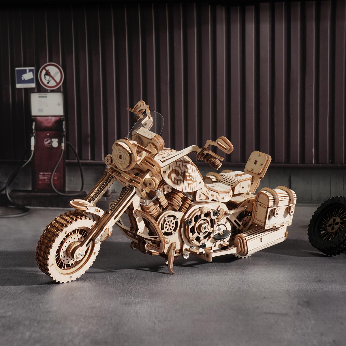3D Motorcycle Wooden Puzzle