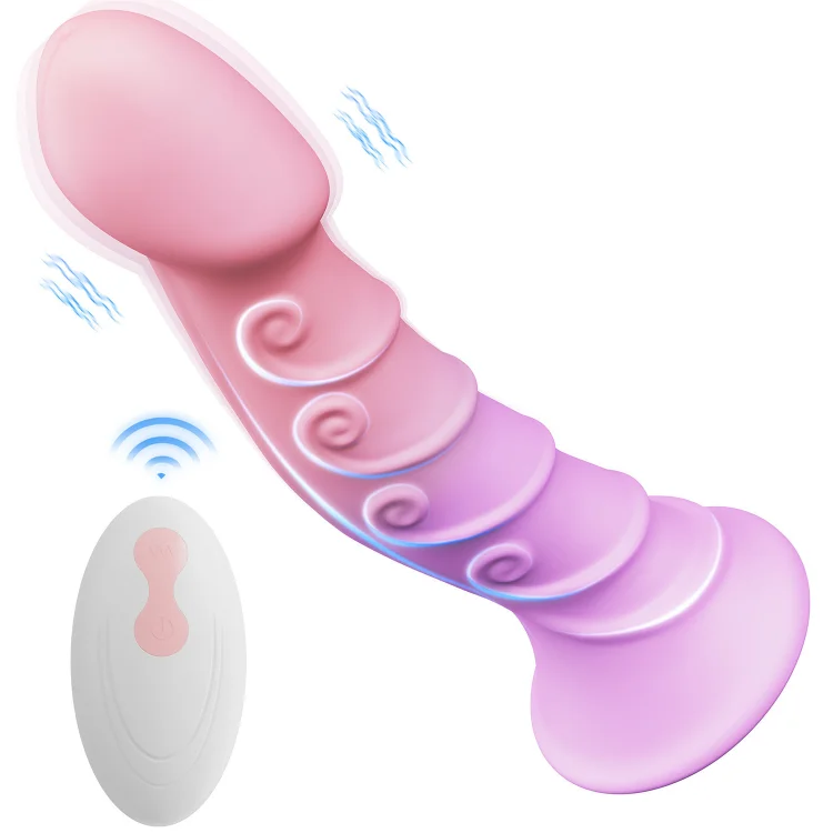 pearlsvibe -  Fantasy Dildo Vibrator Butt Plug Sex Toys With 8 Vibrations