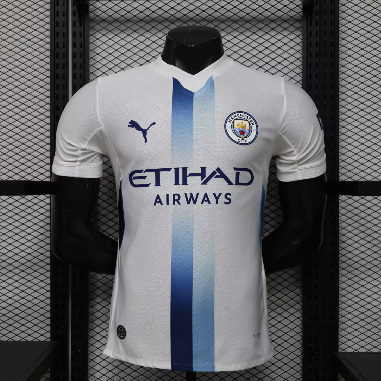 2026/2027 Player Version Manchester City Away Football Shirt 1:1 Thai Quality（The player version jersey is a bit tight, please pay attention to the size selection）