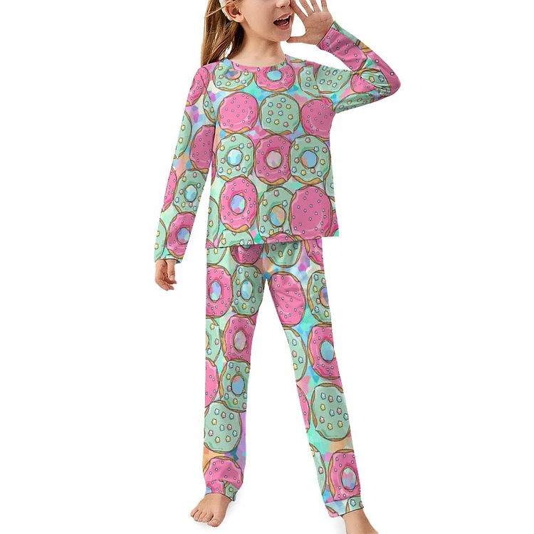 Children's Pajama Suit Donuts Pattern