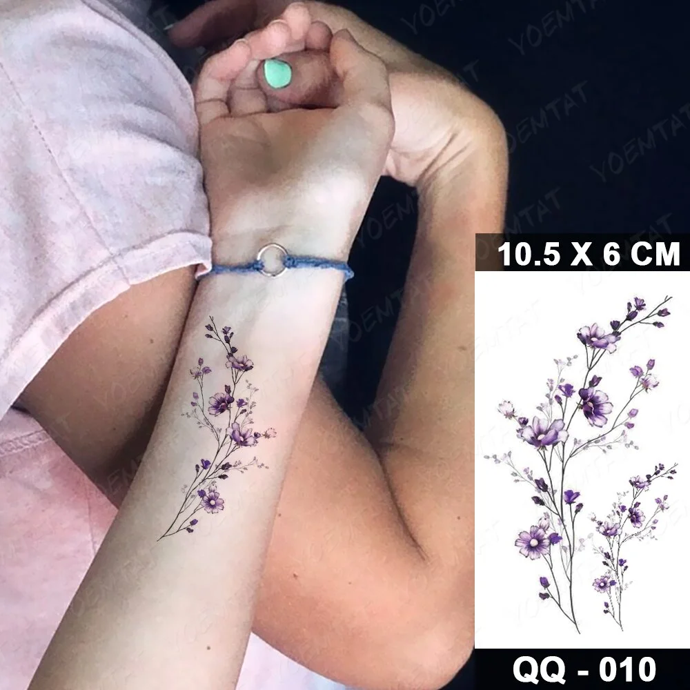 Waterproof Temporary Tattoo Sticker Watercolor Dream Catcher Flash Tatoo Feather Arm Wrist Fake Tatto For Body Art Women Men