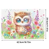 (42.5*29.5cm)Animal Diamond Painting Placemat Heat Resistant Diamond Art Table Mat (Owl)