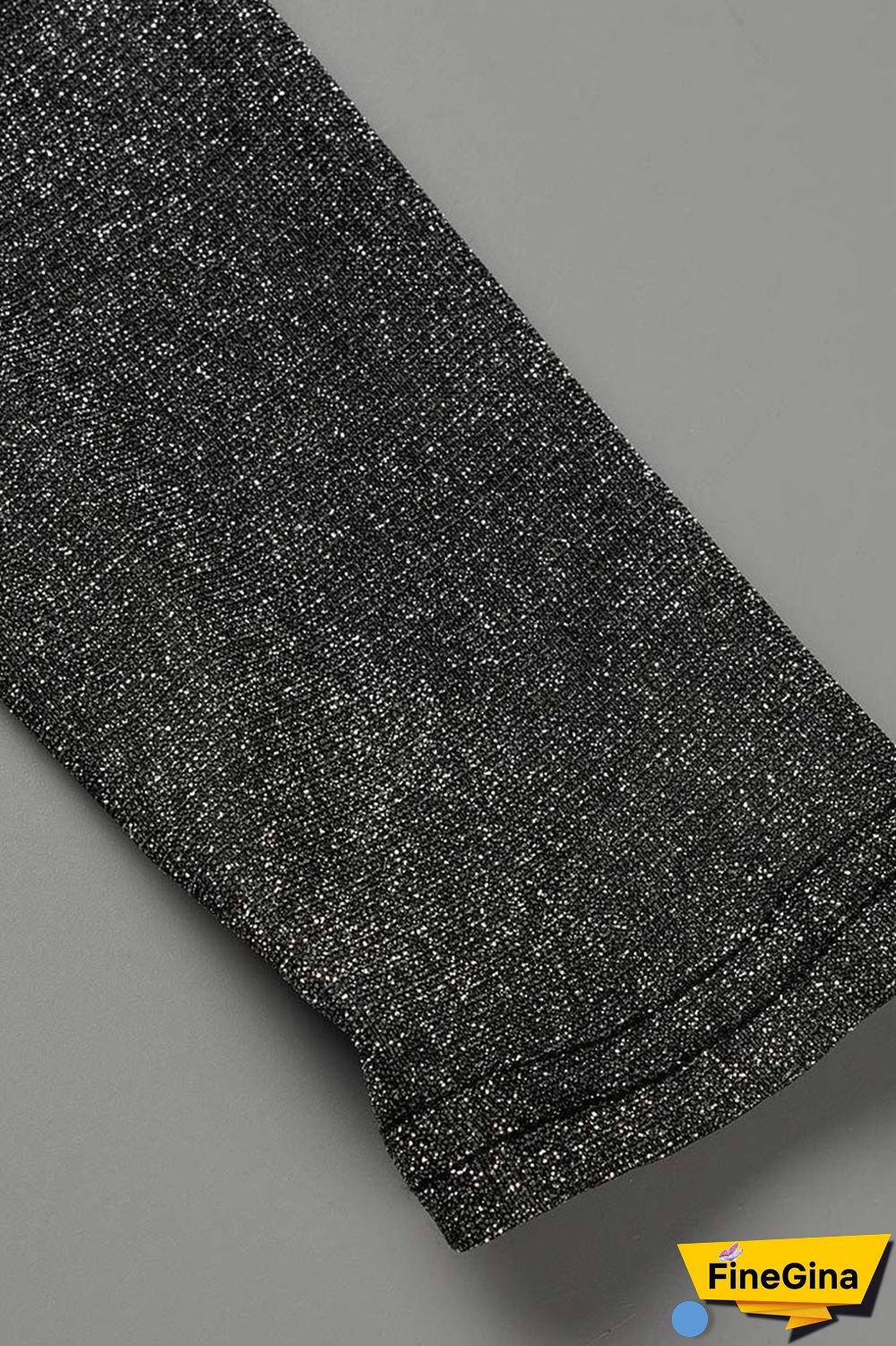 Black Sexy Solid Patchwork Chains Backless O Neck Pencil Skirt Dresses