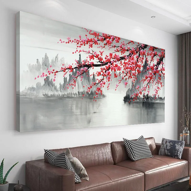 Black And White Landscape  Canvas Wall Art