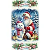 Santa Claus Cat - Diamond Painting - Full Round Drill (Canvas|40*70cm)