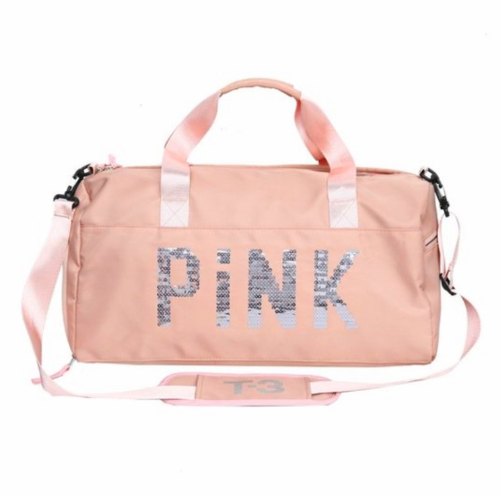 Sports Gym Bag with Wet Pocket & Shoes Compartment