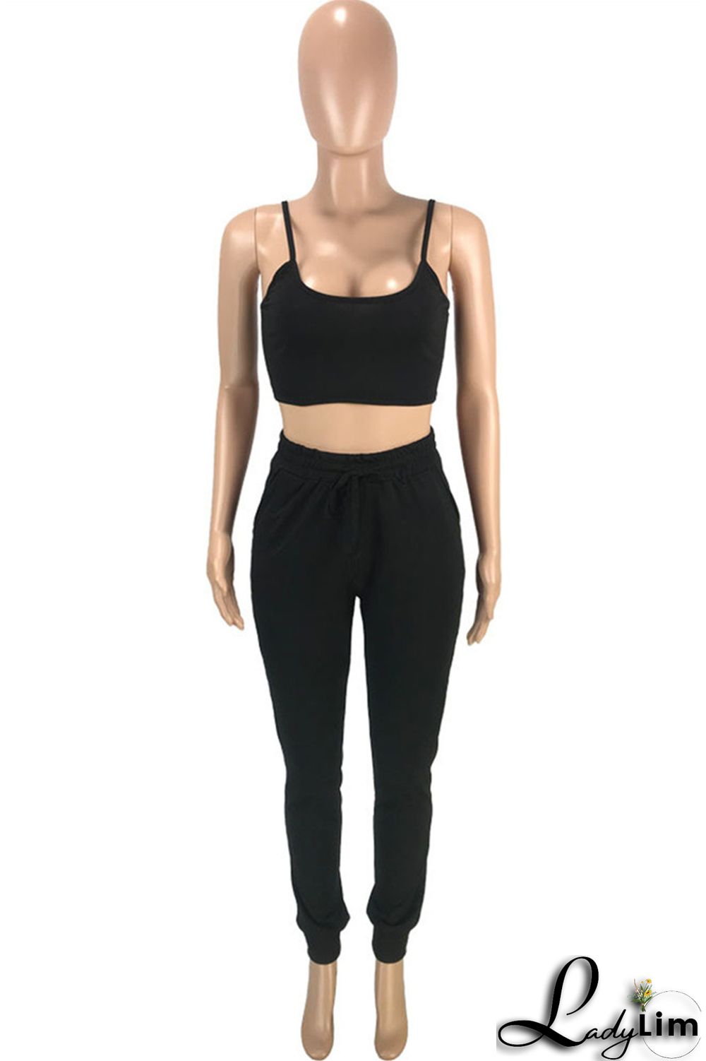 Pink Casual Sportswear Solid Cardigan Vests Pants Long Sleeve Three-piece Set