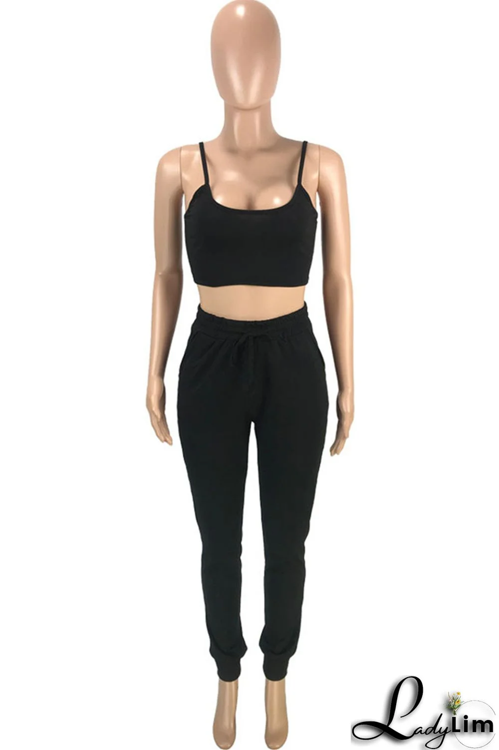 Pink Casual Sportswear Solid Cardigan Vests Pants Long Sleeve Three-piece Set