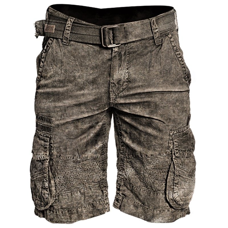 Mens Route 66 Printed Casual Tactical Shorts-Compassnice®