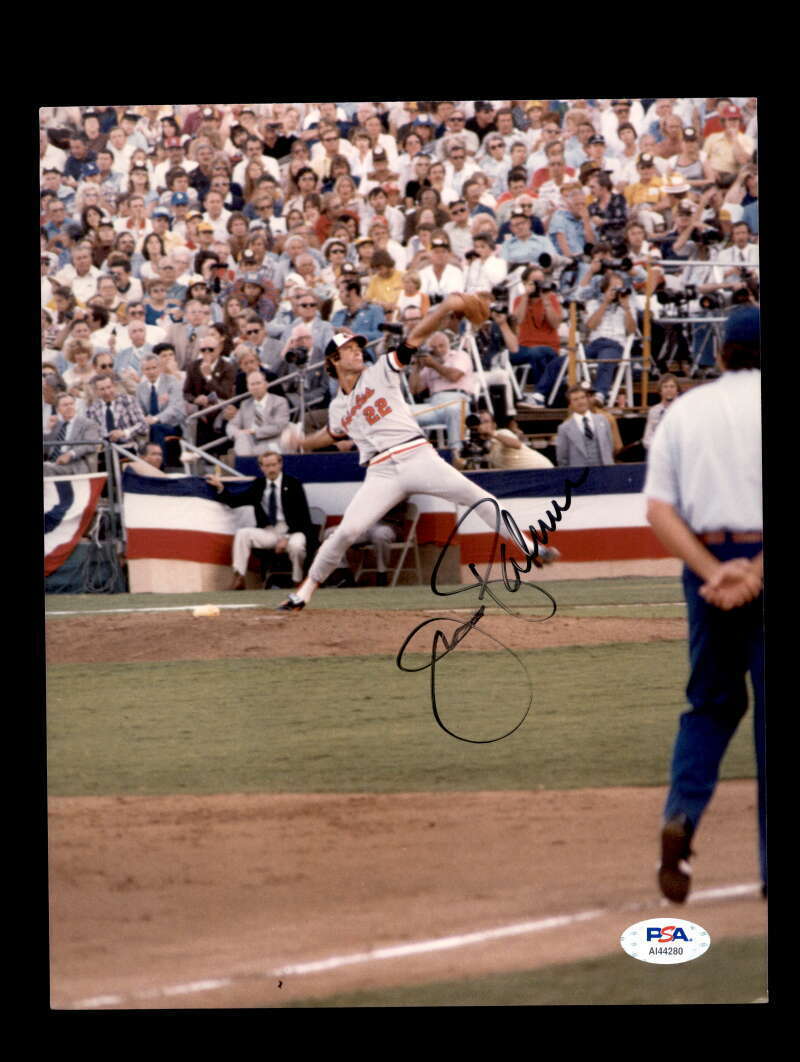 Jim Palmer PSA DNA Coa Hand Signed 8x10 Original Photo Poster painting Autograph