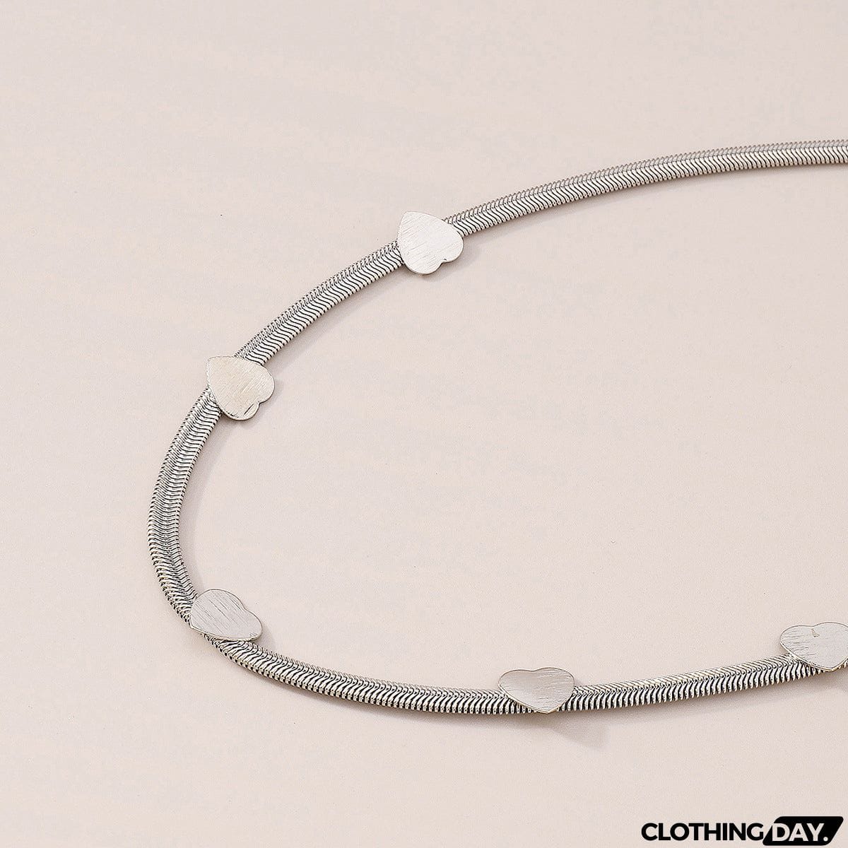 Love Simple Metal Necklace