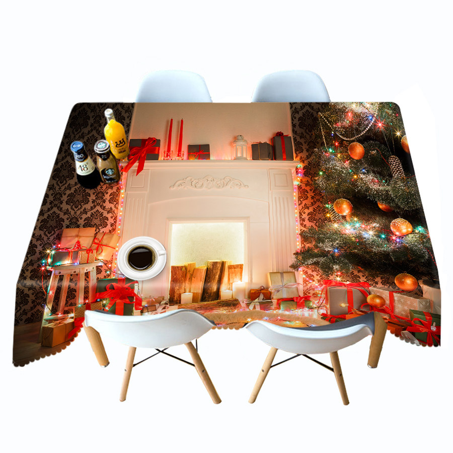 

Christmas - 3D Tablecloth, 140*140cm, 501 Original