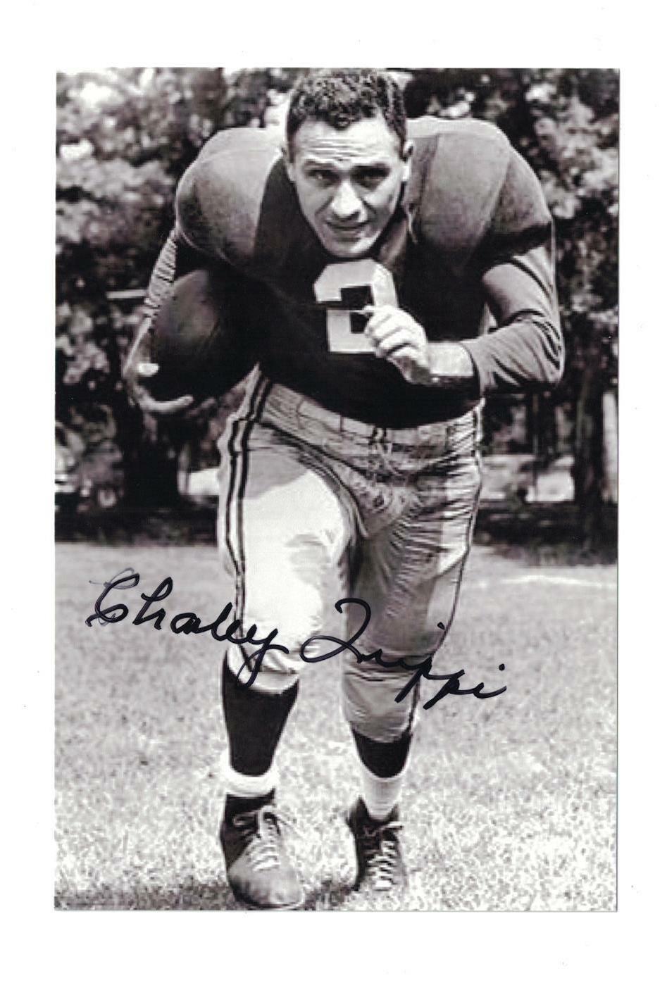 Charley Trippi Signed Autographed 4 x 6 Photo Poster painting Chicago Cardinals Georgia A