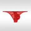 New Men's Low Rise Sexy Satin U-convex Briefs