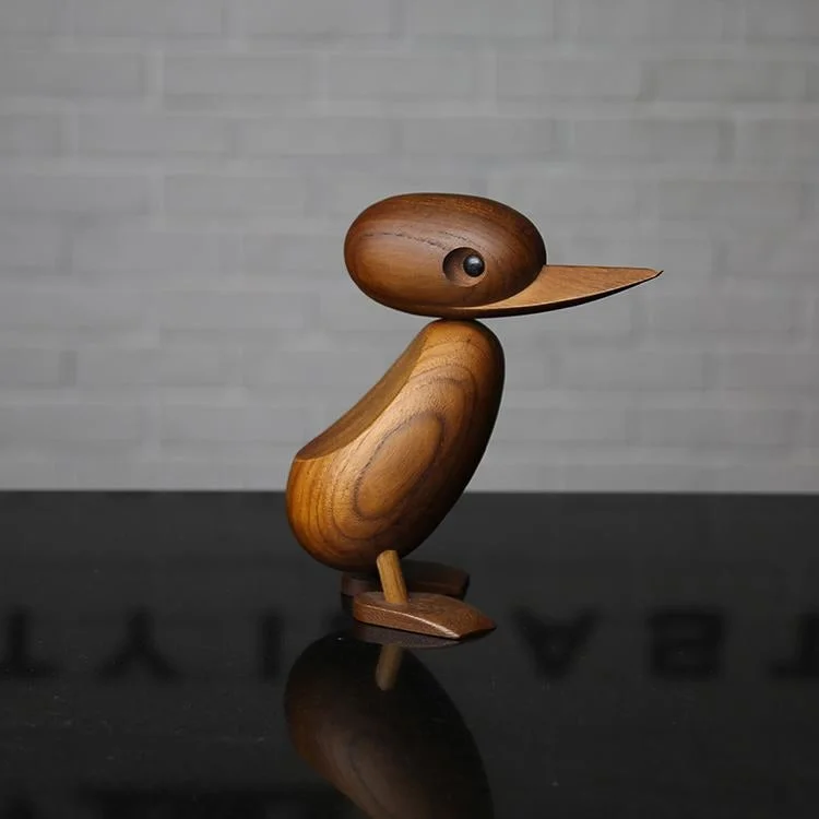 The Danish puppet woodcarving classic creative Home Furnishing ornaments small duck soft decoration housing study desktop decora