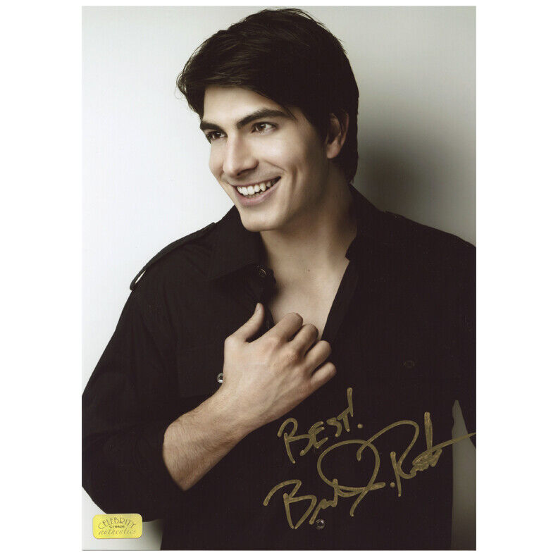 Brandon Routh Autographed 8.5×11 Studio Photo Poster painting #3