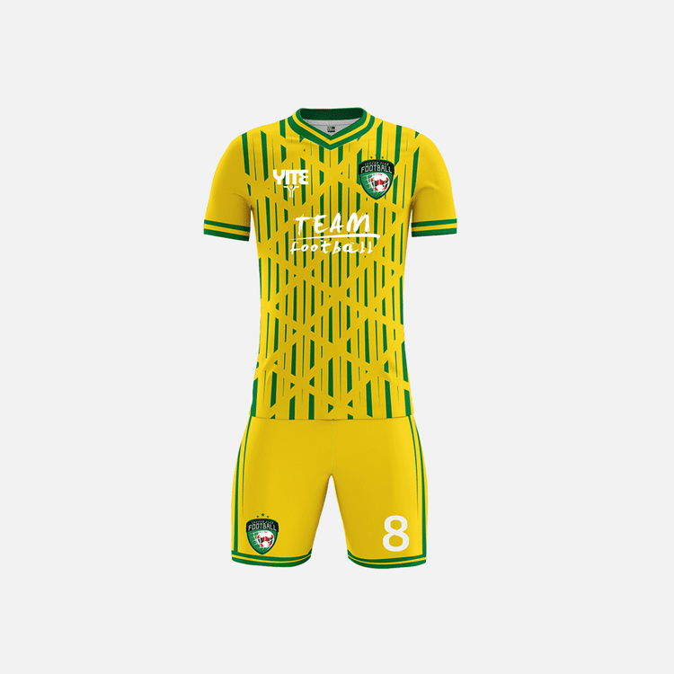 YITE | YTZQ032-Green And Yellow Soccer Uniforms