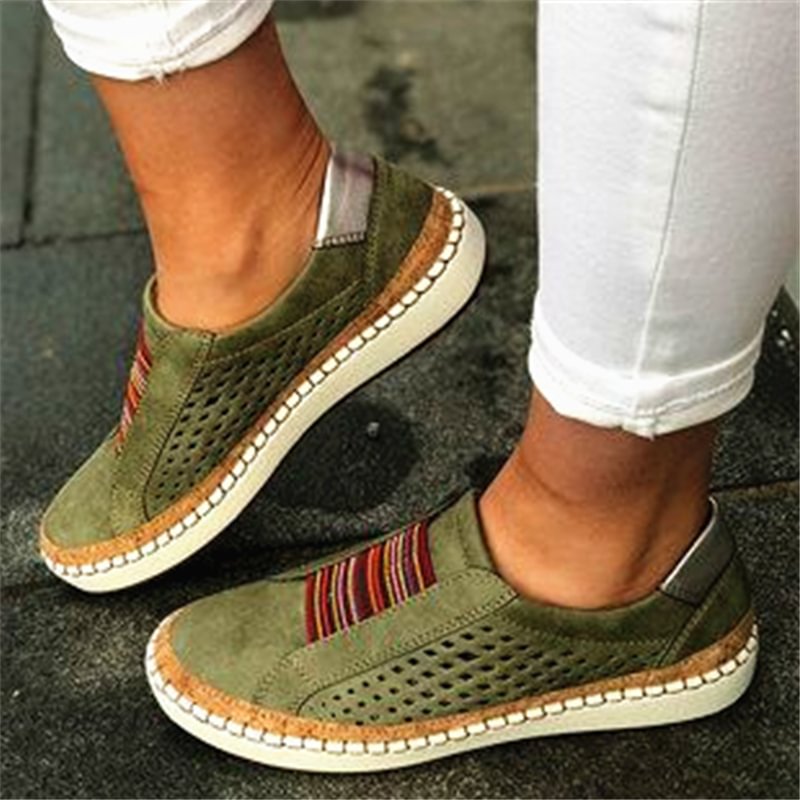 women slip on sneakers shallow loafers vulcanized shoes