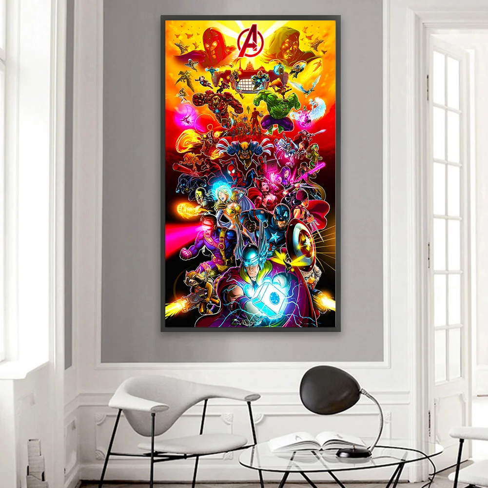 Diamond Painting - Full Round Drill - Marvel(Canvas|40*70cm)