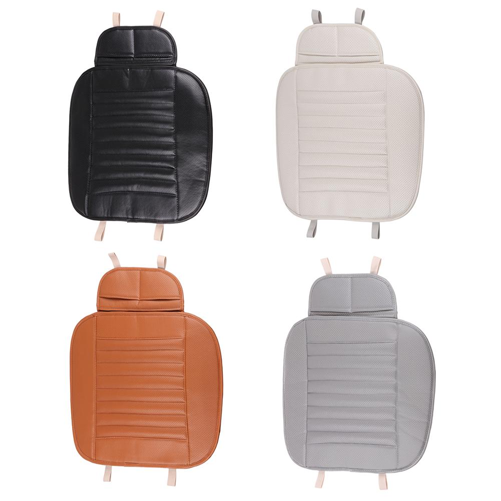 

Universal PU Leather Car Seat Cover Breathable Front Seat Cushion Mat Pad, Black, 501 Original