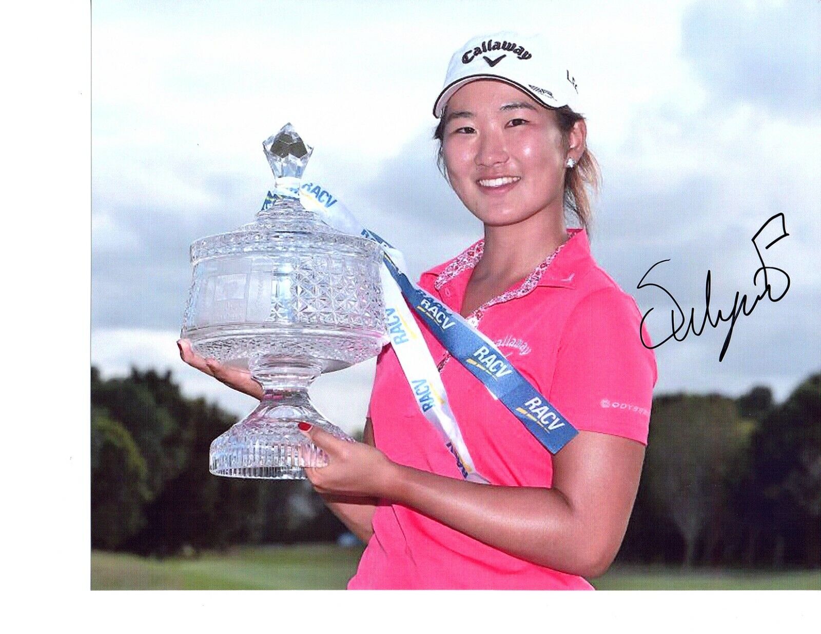 Su Oh LPGA superstar hand signed autographed 8x10 golf Photo Poster painting coa Australia