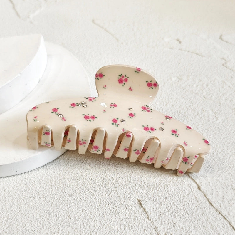 Cute Minimalist Women’s Cherry Flower Acetic Acid Sheets Hair Claws