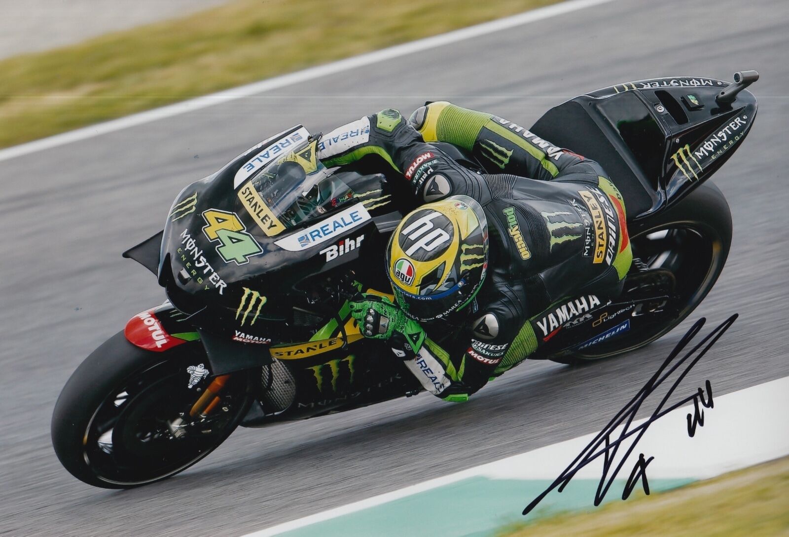 Pol Espargaro Hand Signed 12x8 Photo Poster painting Monster Yamaha Tech 3 2016 MOTOGP 12.