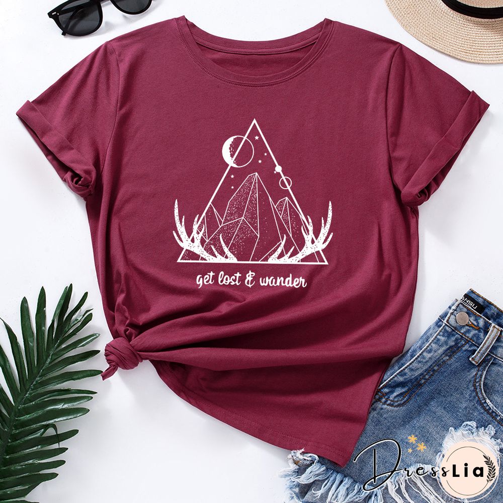 Graphic Tees For Women Cotton Short Sleeve Tee Woman T-Shirts Female Shirt Tops Summer