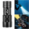 LED Dive Light Rechargeable Scuba Diving Flashlight Underwater Light for Diving