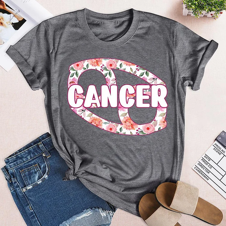 Cancer Zodiac Sign Birthday Gifts T-Shirt-03218-Annaletters