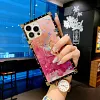2023 Luxury Laser Marble Pattern Ring Holder Protective Case For iPhone & Samsung