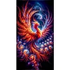Flaming Phenix-11CT Stamped Cross Stitch 40*70cm/15.75*27.56in(Big Size)