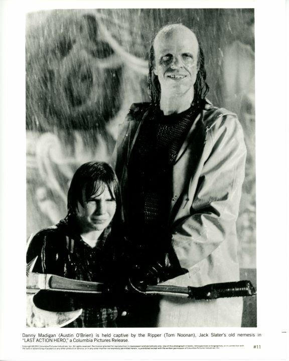 Austin O'Brien Tom Noonan Last Action Hero Original Press 8X10 Photo Poster painting