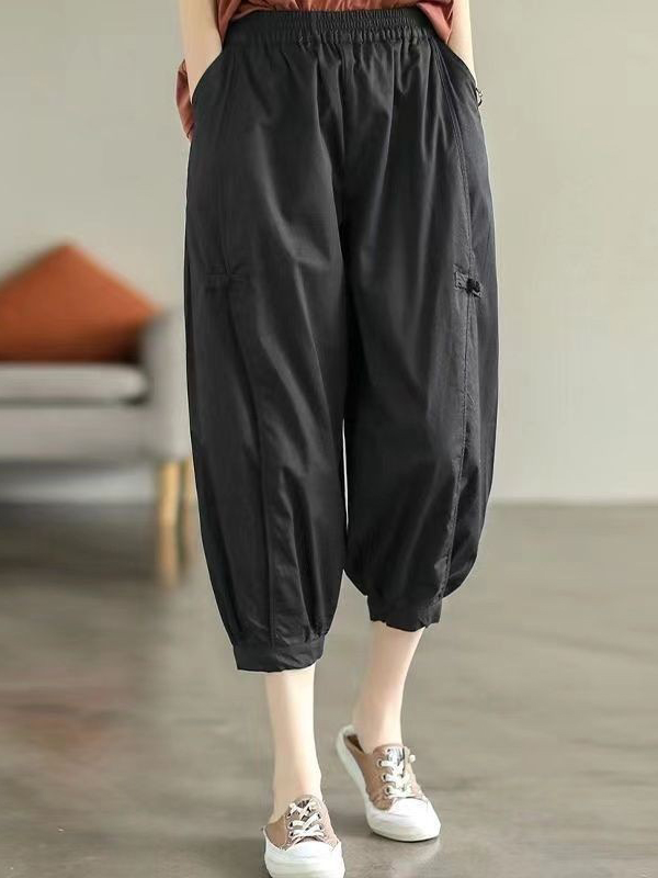 Vintage Artistic Paneling And Patchwork Halleen Pants
