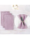Plain Colors 40x40cm Cotton Linen Event Catering Napkins