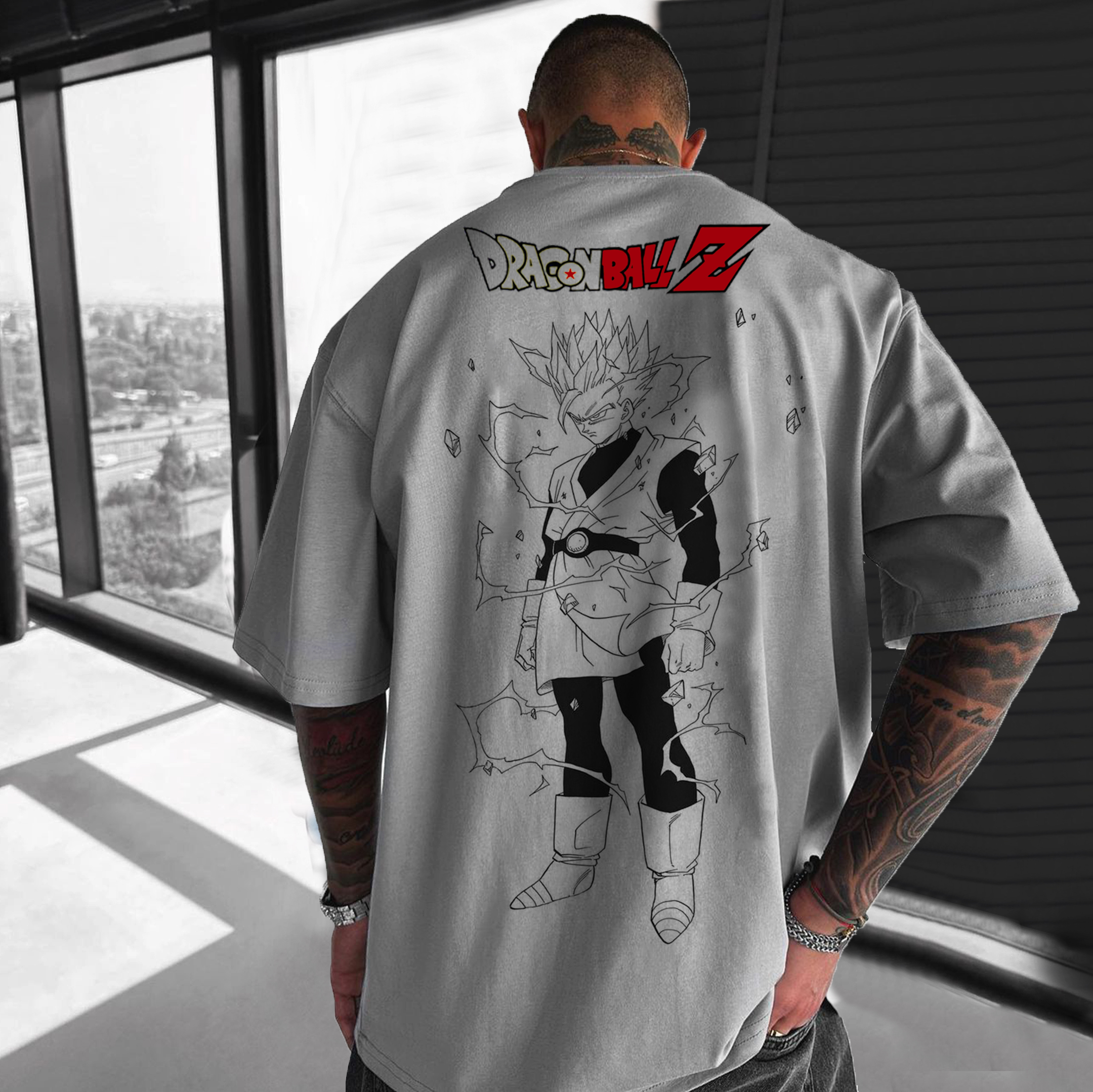Unisex DBZ Black Goku Printed T-shirt