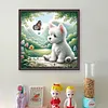 West Highland White Terrier-11CT Stamped Cross Stitch 40*40cm/15.75*15.75in