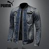 PUMA®2024 Nova jaqueta jeans