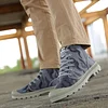 Cool Casual Round Toe Camouflage Shoes / Fashion Canvas Boots for Men