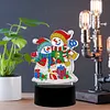 DIY Diamond Painting LED Light Sign-Snowman