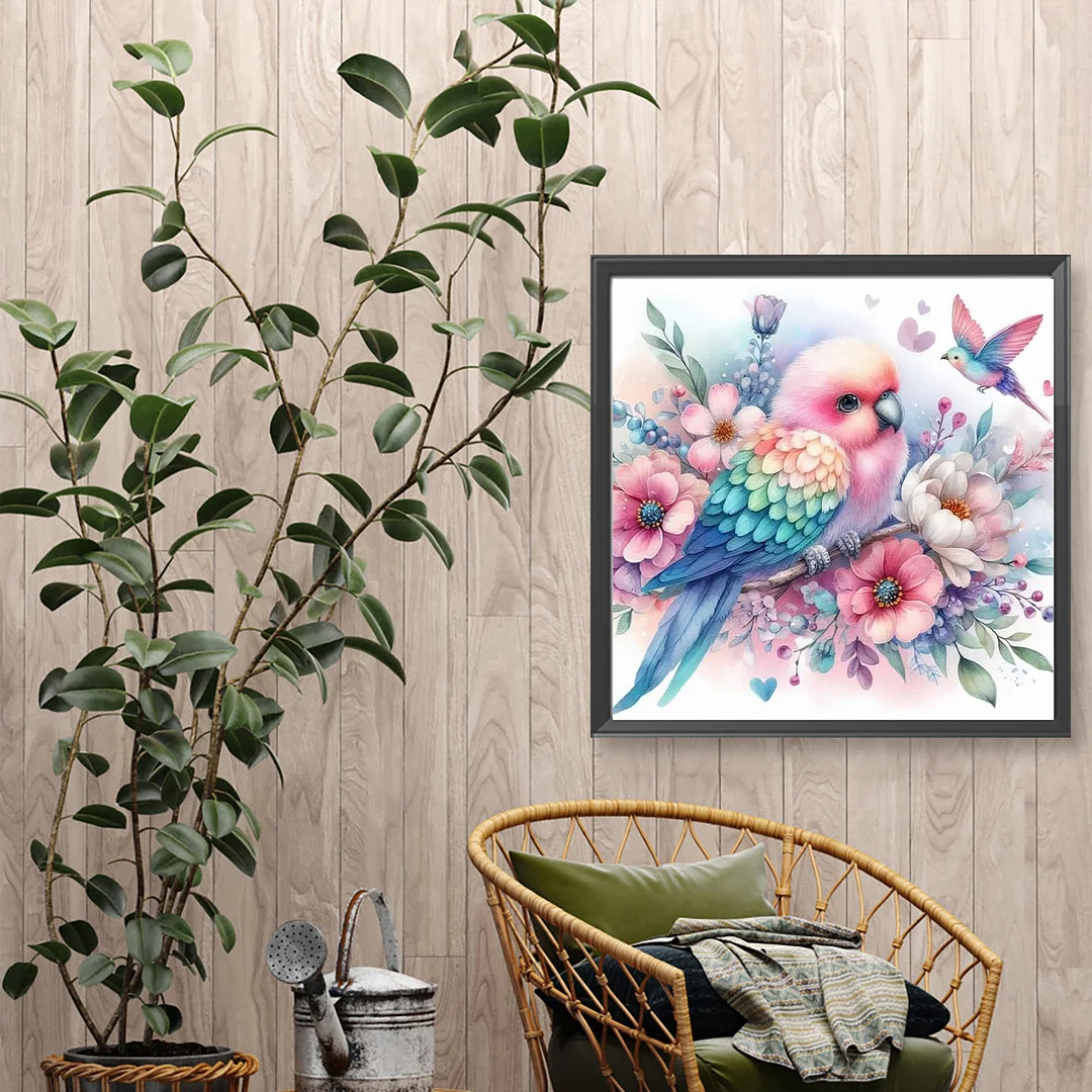 Diamond Painting - Full Round Drill - Flowers & Birds(Canvas|Canvas|30*30cm)