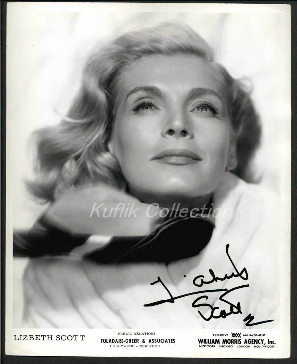 Lizabeth Scott - Signed Vintage Celebrity Autograph Photo Poster painting