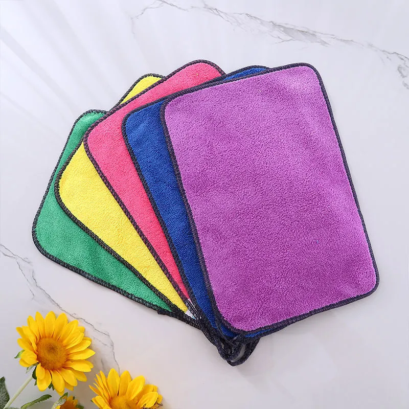 Customized Wholesale High Quality Thicken Quick Dry Car Drying Microfiber Cleaning Towels Thick Terry Cloth for Detailing Clean