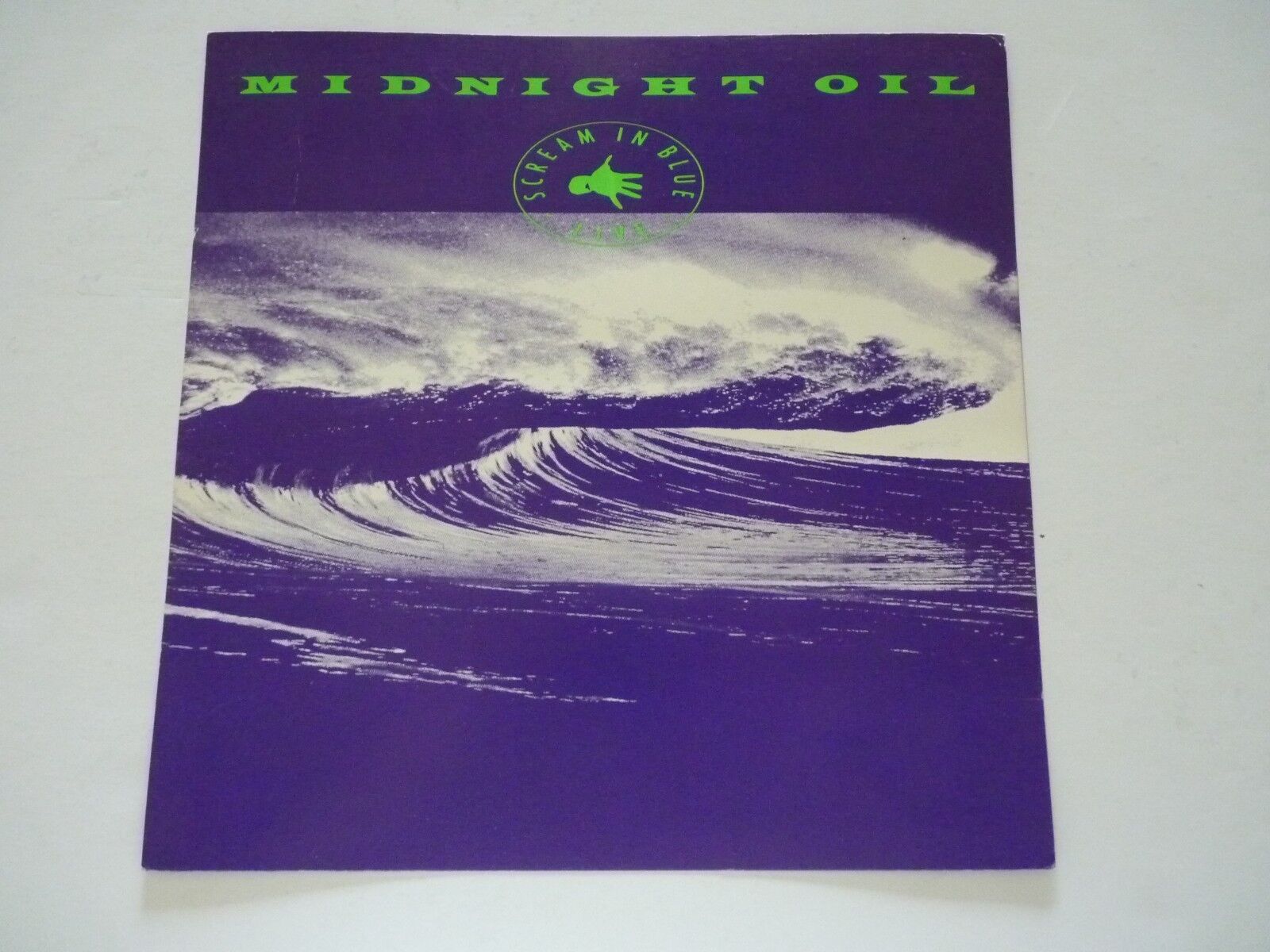 Midnight Oil Scream in Blue Live 1992 LP Record Photo Poster painting Flat 12x12 Poster