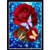 Flower Butterfly  | Full Round Diamond Painting Kits
