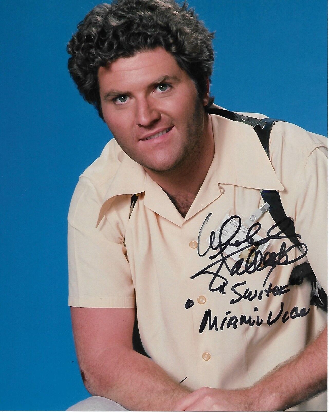 MICHAEL TALBOTT MIAMI VICE AUTOGRAPHED Photo Poster painting SIGNED 8X10 #7 WROTE STAN SWITEK